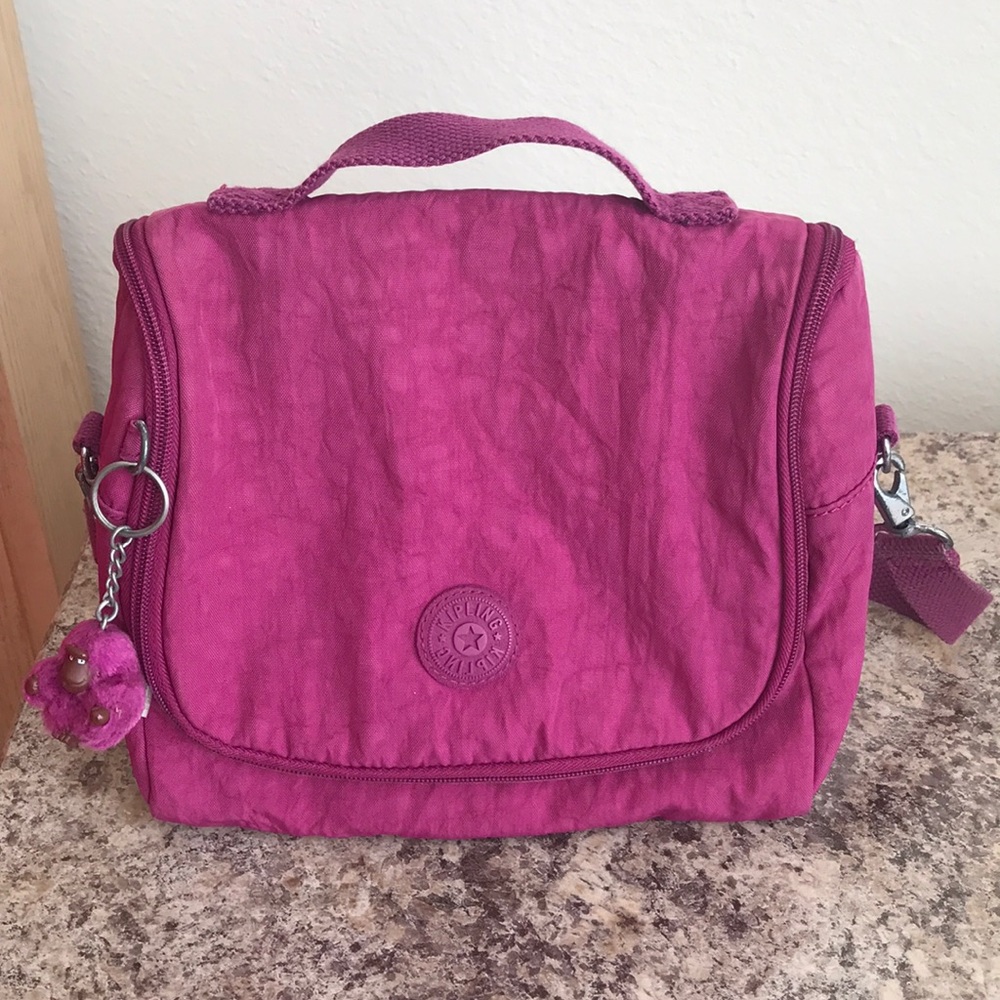Kipling Purple Lunch Bag Crossbody